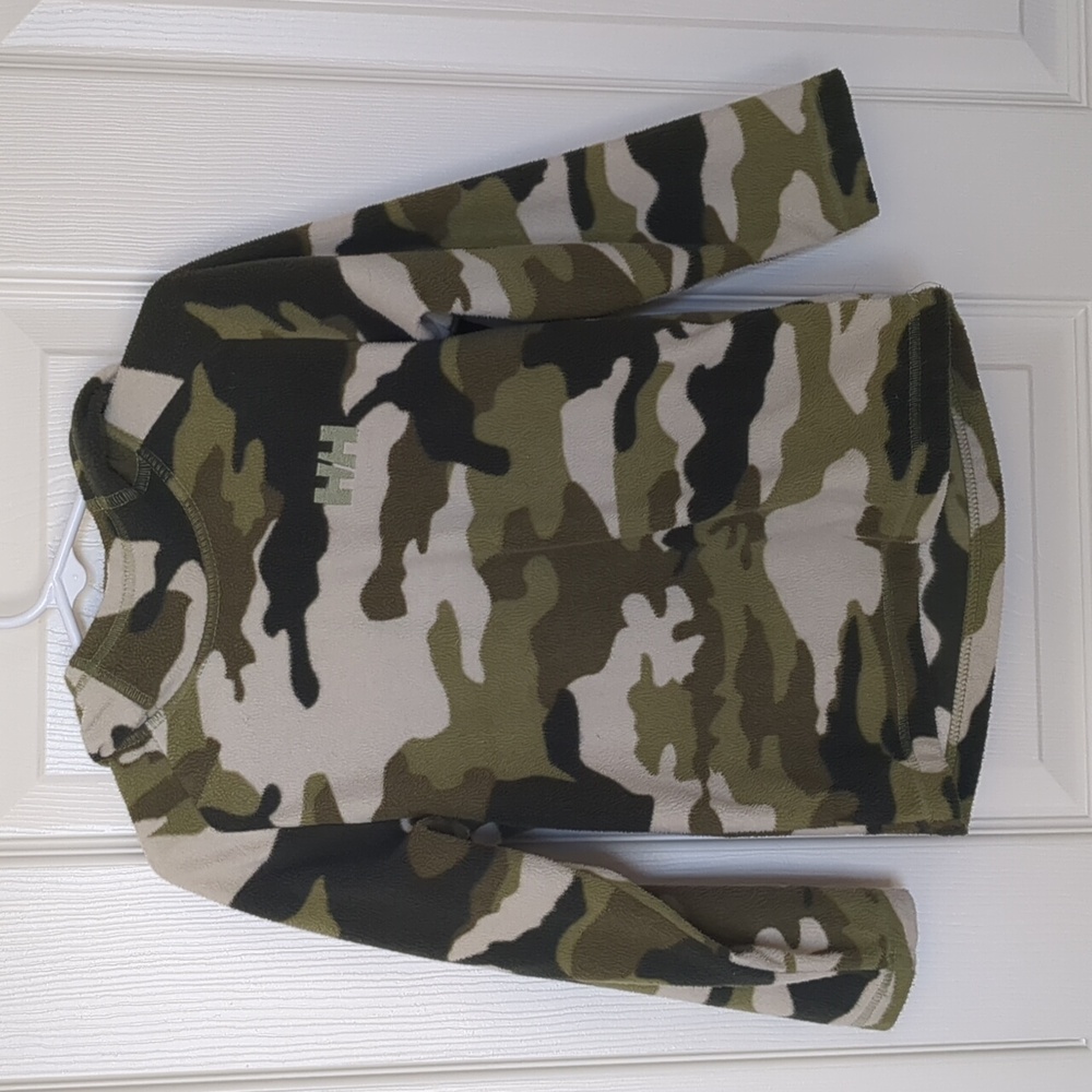 Helly Hansen 4T Green Camouflage Hoodie